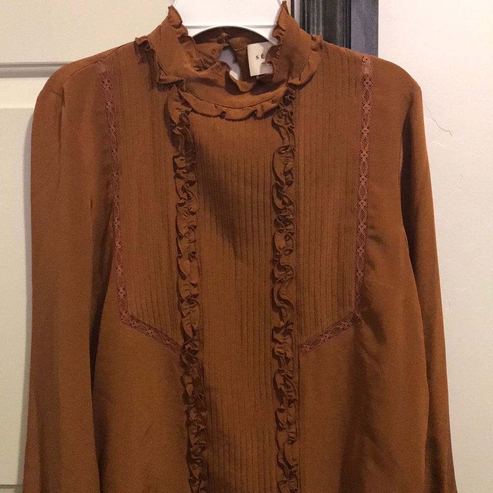 Sézane Brown Blouse.🧡